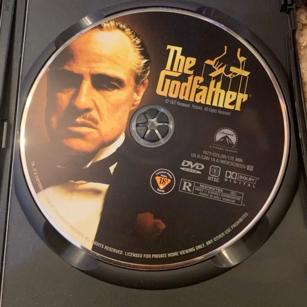 DVD of The Movie “The Godfather”